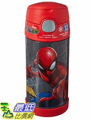 [103美國直購] Thermos 兒童保溫水壺 Funtainer Bottle, Spiderman F4016SP6 蜘蛛人