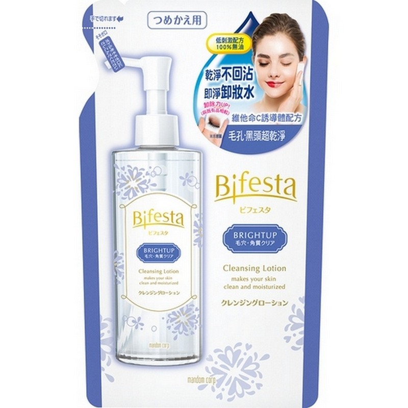 容量/規格: 270ml保存期限: 1095天貨源: 公司貨產地: 日本商品資訊: 商品名稱: Bifesta碧菲絲特抗暗沉即淨卸妝水（補充包）商品規格: 270ml商品尺吋: 長→110(mm) *