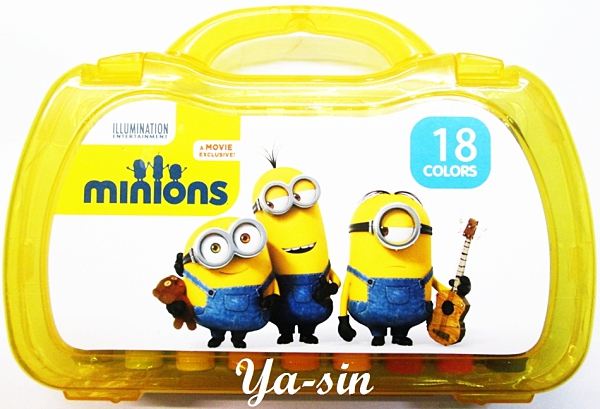 小小兵 18色彩色筆PP盒