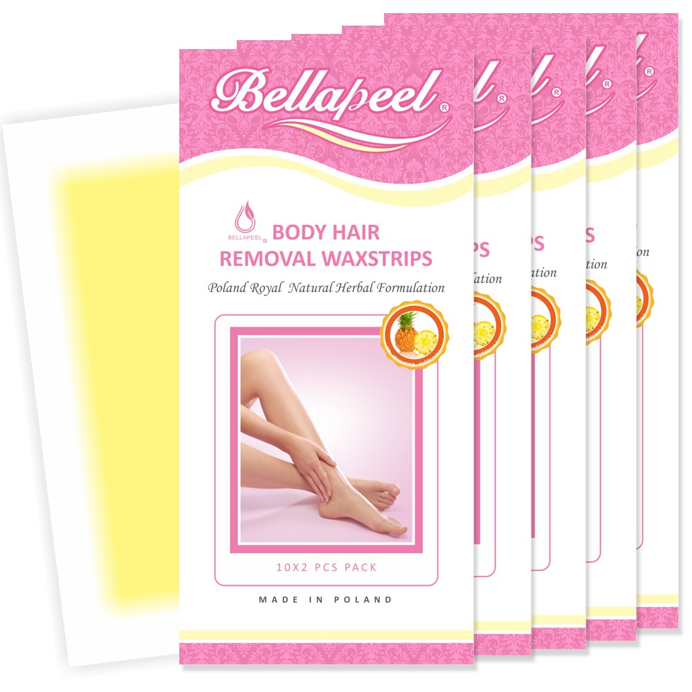 Bellapeel 蓓拉佩爾鳳梨精油脫毛蠟紙5入組合