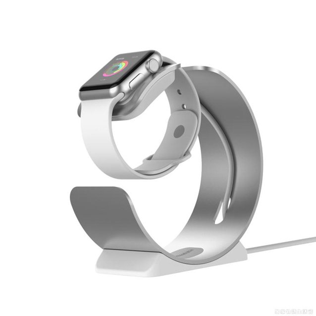 蘋果iwatch手錶apple watch5/2/3/4代智慧手錶無線充電支架鋁合金