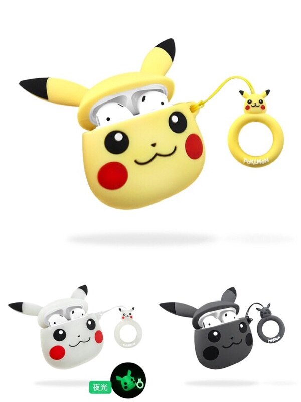 預購‼️ airpods保護套 皮卡丘airpods保護套 硅膠airpods保護套 皮卡丘