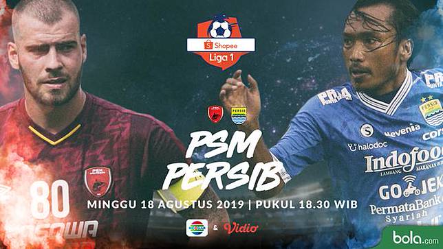 Saksikan Live Streaming Indosiar Persib Bandung Vs Psm Makassar Di Vidio Premier Liputan6 Com Line Today