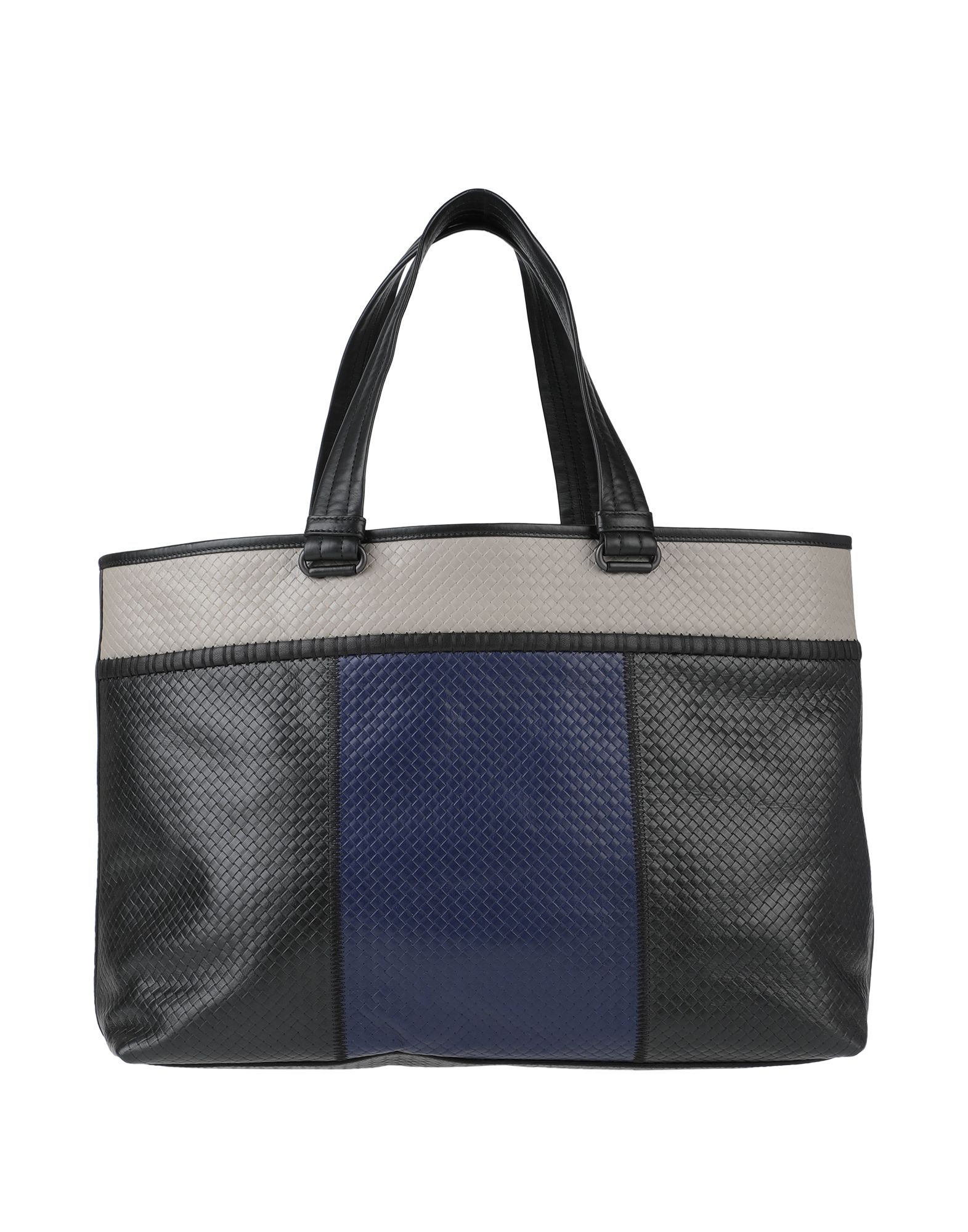 maxi, no appliqués, multicolor pattern, double handle, fully lined, contains non-textile parts of an