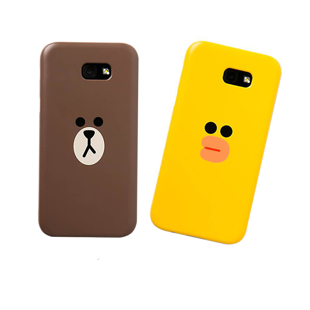 聯名手機殼 三星 a7 2017 a5 2017 line 熊大 莎莉 保護殼 a720 硬殼 手機背蓋 手機殼 arz