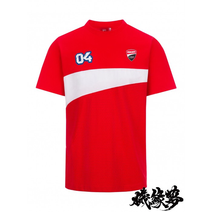 名稱：2020 Andrea Dovizioso 04&DUCATI CORSE 聯名款 T-SHIRT材質：100％最高等級精梳棉 尺寸：S~XXL商品簡介：2020 Andrea Dovizios