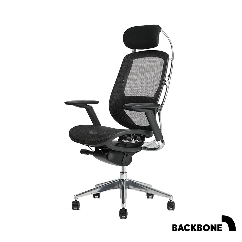 Addax™頂級人體工學主管辦公座椅，具全段調節功能；如弓角羚羊般的多曲面鋁合金背架，一體成型的大師藝術品。Addax 是一款具有多功能調節的人體工學椅，鋁合金的背支架與流線弧形的外觀，不但健康舒適，