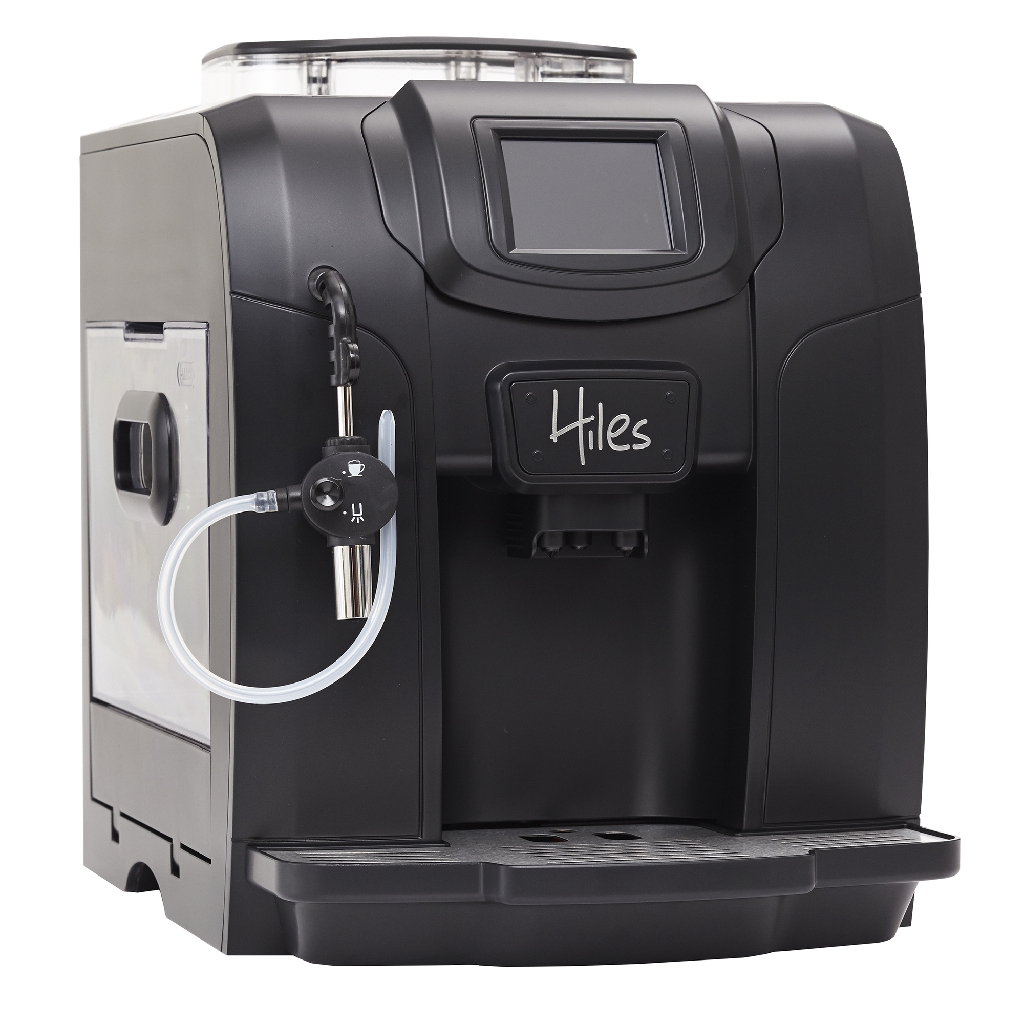 #Hiles 精緻型 #義式 #全自動 #咖啡機 #HE-700 #HIL-HE-700商品特色◆圖形觸控界面◆兩用蒸氣管可打奶泡及加熱飲品◆義大利專業泵浦最大出力19bar◆電控恆溫系統◆可調式出水