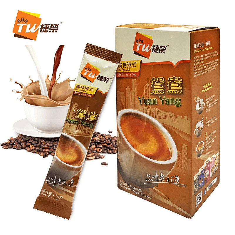 【TW捷榮】正宗港式鴛鴦奶茶TW-UMTEA，香港知品牌 市占率第一，濃郁紅茶、香醇咖啡、植物奶，混搭好滋味，原裝進口，在家就能喝到道地鴛鴦奶茶，幸福享受美好下午茶~