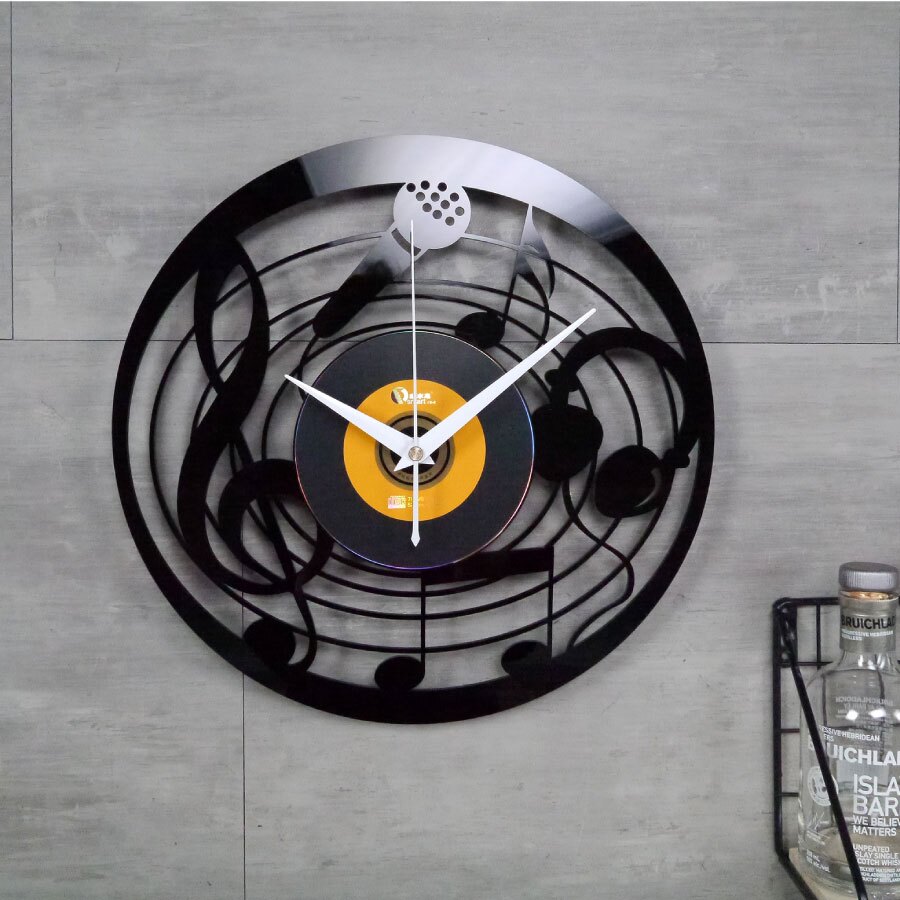 台灣超靜音掃秒機芯 獨家機芯一年保固永久保修 立體雙層壓克力高品質光雕做工 尺寸29.5*30cm