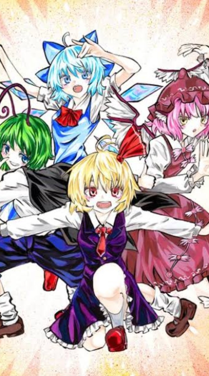東方バカルテット（リグル,チルノ,ルーミア,ミスティア,大ちゃん）推しの人集まれ❣