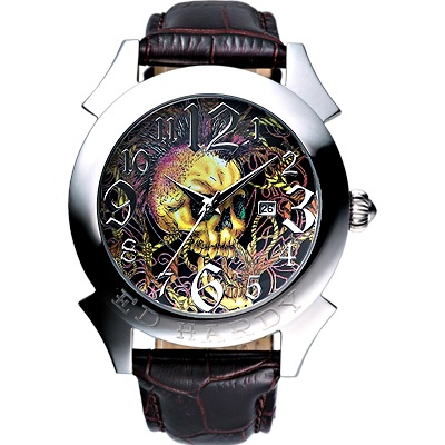 原廠平行輸入融入刺青大師Don Ed Hardy設計圖案生動鮮明、狂野大膽、摩登又現代型號：RE-SK