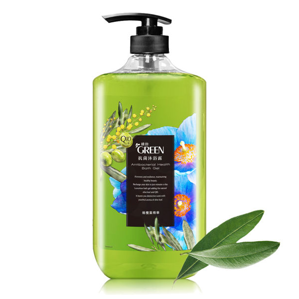 綠的GREEN 抗菌沐浴露- 橄欖葉精華+Q10 1000ml/瓶**朵蕓健康小舖**