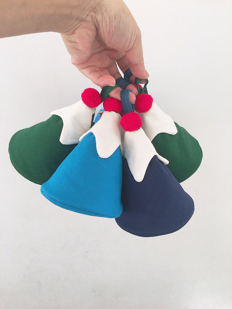 富士山立體造型零錢包掛飾