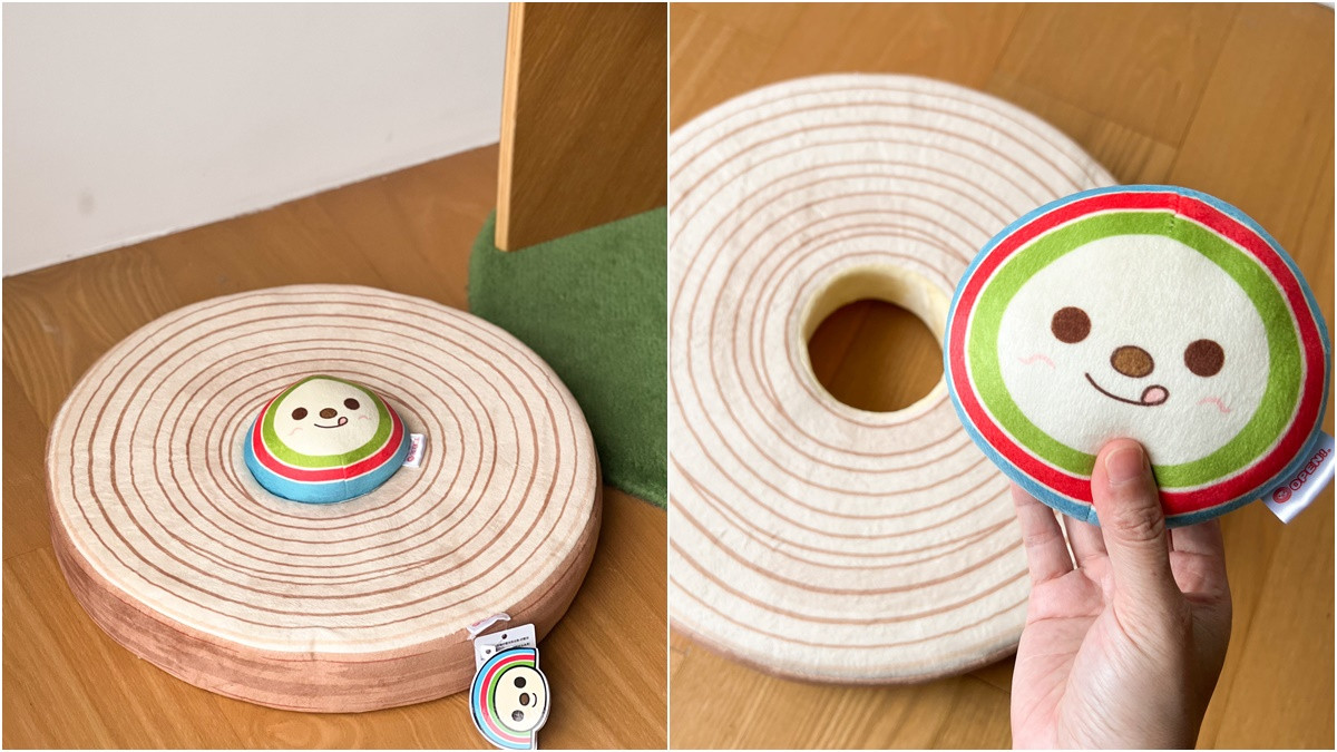 ▼7-11OPEN!年輪紓壓球與坐墊／699元