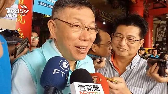 台北市長柯文哲日前評論2020總統大選，現在已經進入垃圾時間。(圖／TVBS)