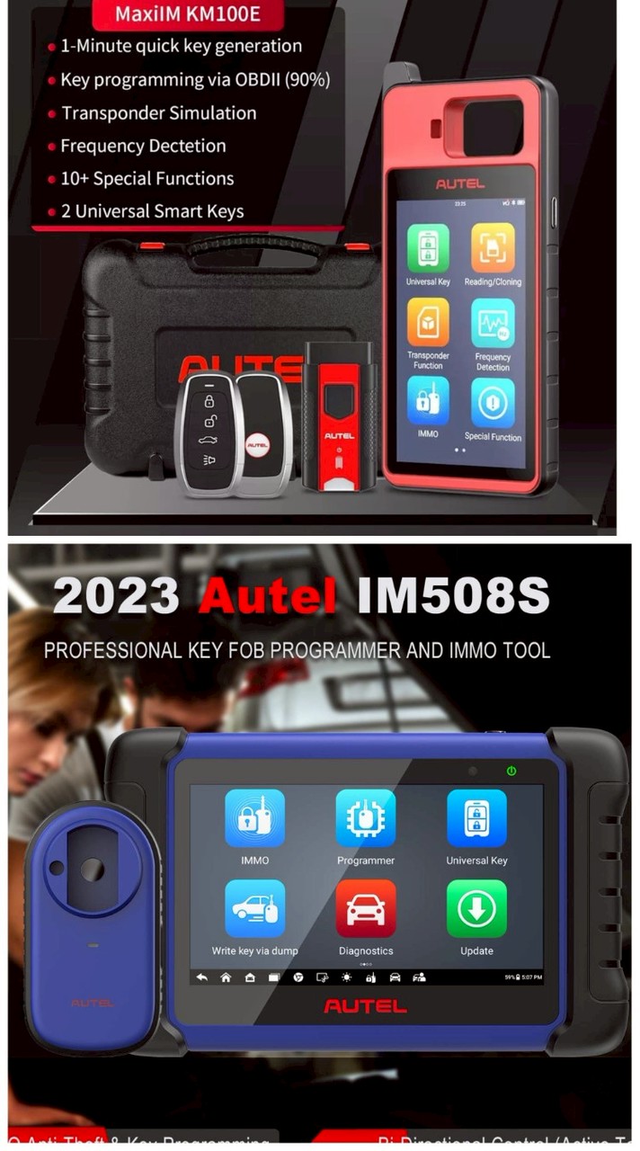 a1autel508 km100 ช่างอาร์ทกุญแจไทย