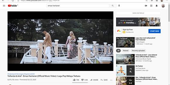 Lirik Dan Chord Lagu Emas Hantaran Arief Feat Yollanda Kompas Com Line Today