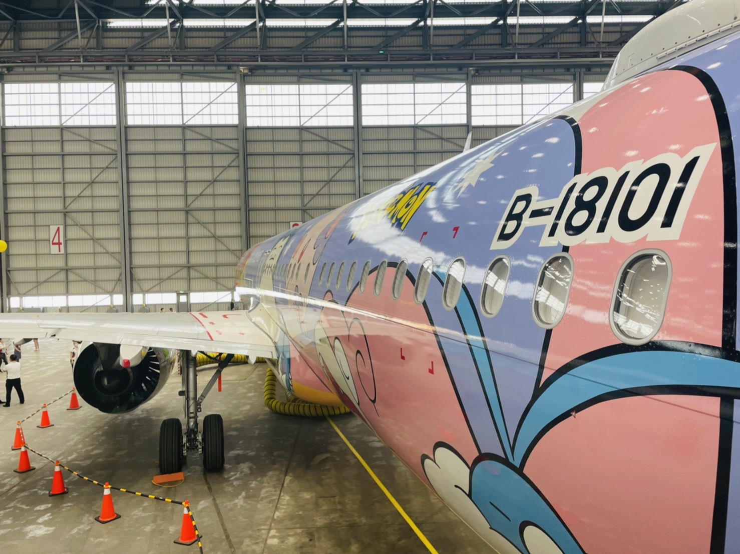 中華航空皮卡丘彩繪機 CI 寶可夢飛機