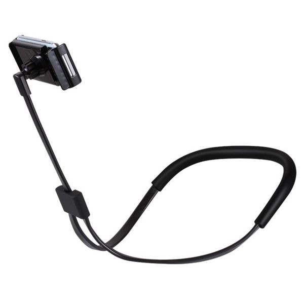 頸掛式懶人支架手機iPad平板支架掛脖子床上多功能直播看電視通用個性創意加