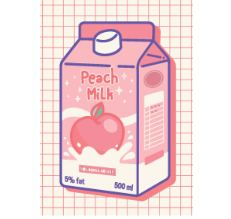 peach milk