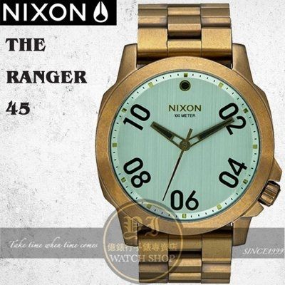 NIXON實體店THE RANGER 45軍事攻略腕錶A521-2230公司貨/極限運動/潮流/工業風/重金屬