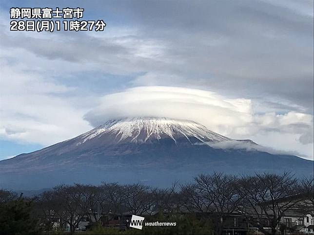 富士山12月尾終現雪化妝日本網民曾憂將發生地震及火山爆發 Gotrip Line Today