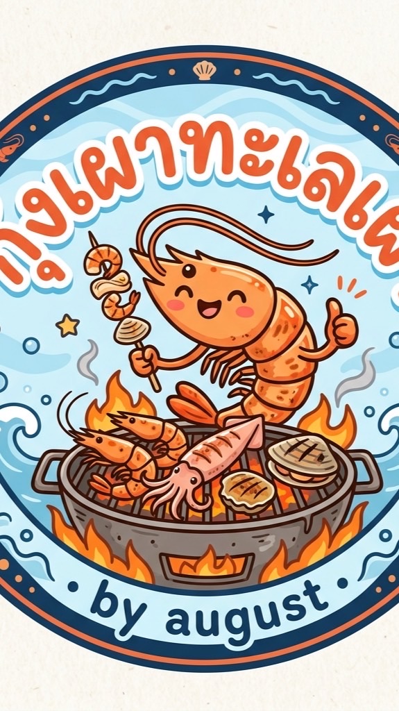 กุ้งเผาทะเลเผา by NL seafoods