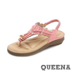 ◎一般出貨時間為3-6天內可發貨|◎如遇缺貨最晚出貨為預計出貨日|◎品牌:Queena定位:流行品牌種類:涼鞋適用性別:女生款式:夾腳/人字尺寸:22.5cm,23.5cm,23cm,24.5cm,2