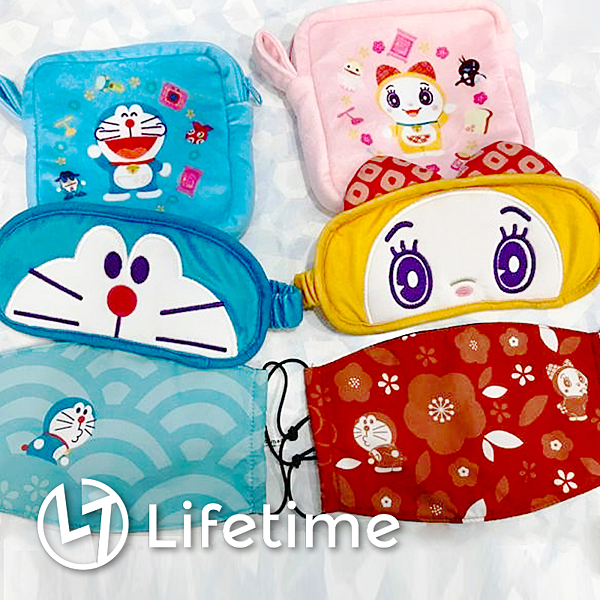 和風圖案設計 附收納袋，攜帶方便 舒適柔軟，遮光好入眠 鬆緊束帶，大人小孩都適用