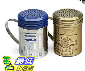 [美國直購] ThinkGeek 星際大戰 R2-D2 & C-3PO Spice Shaker Set 胡椒罐組