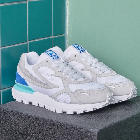 FILA ZAGATO 復古運動鞋-灰藍 4-C124V-150