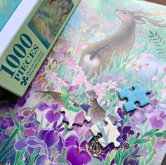 拼圖(1000片) 梅花鹿 / 石虎