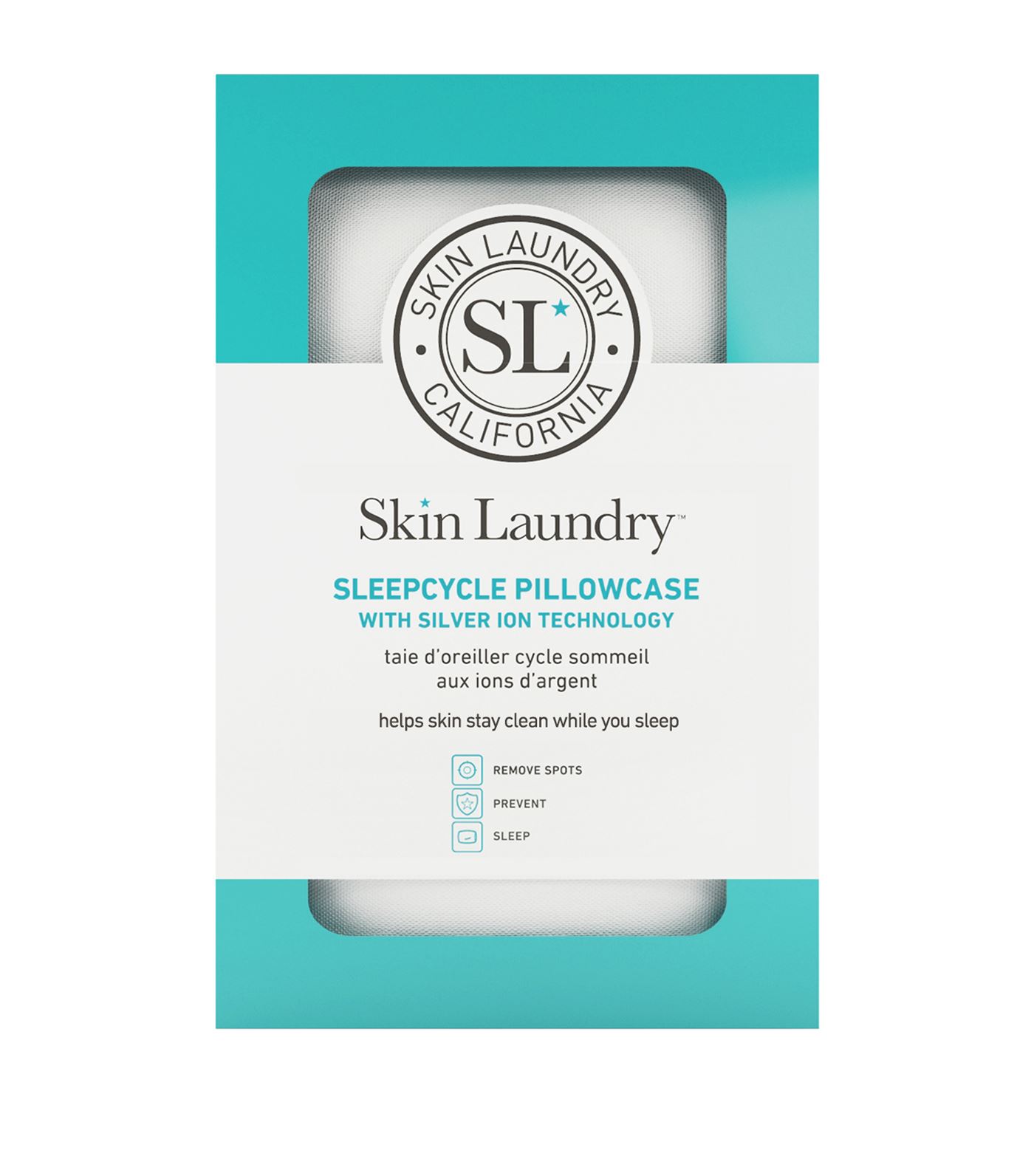 Skin Laundry - Treated with charged silver ion technology, the SleepCycle Pillowcase helps prevent b