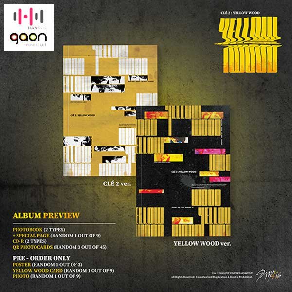 (普通版/預售特典) Stray Kids / Cle 2 : Yellow Wood (迷你專輯) (Special Album)