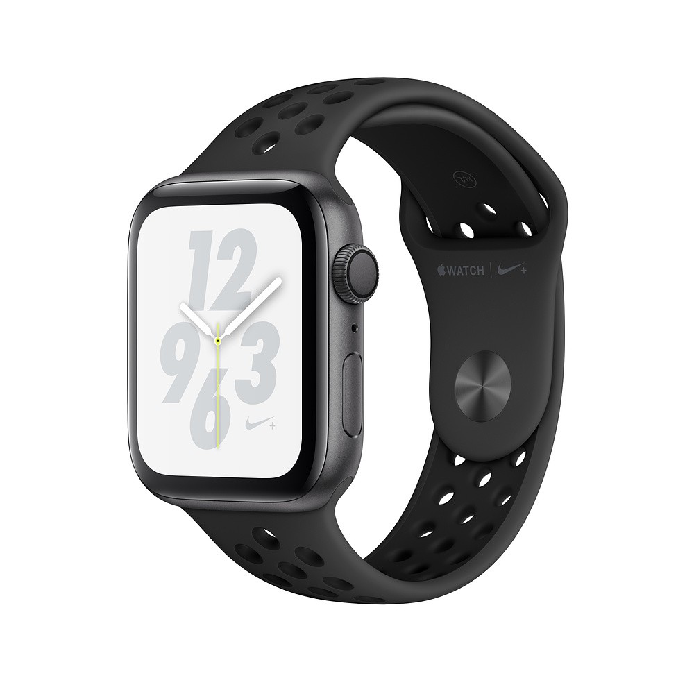 Apple Watch Nike+ 44公釐太空灰色鋁金屬錶殼搭 Anthracite 配黑色 Nike 運動型錶帶