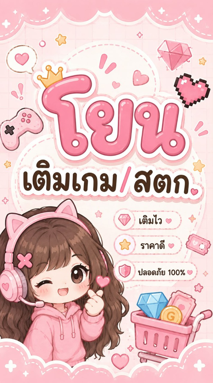 โยนเติมเกม/สตก. ૮₍ ˶•⤙•˶ ₎ა
