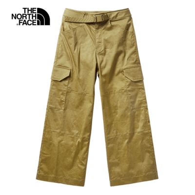 The North Face北面女款卡其色寬褲｜3VTMD9V