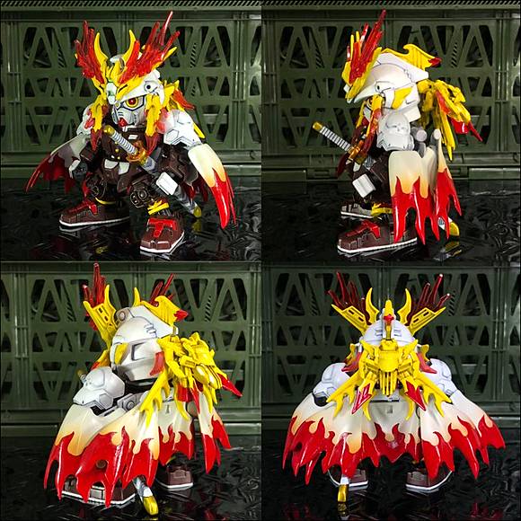 當炎柱遇上bb戰士 日本神人將sd鋼彈改造為還原度超高的 煉獄頑駄無 電腦王阿達 Line Today