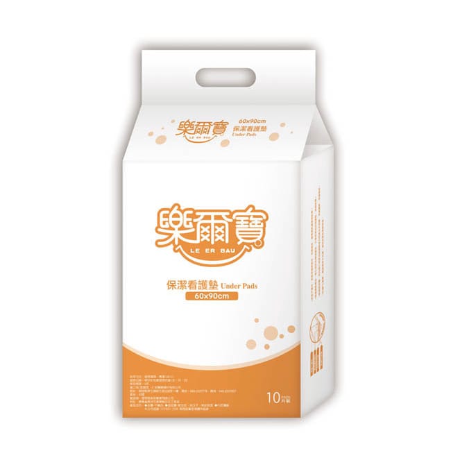 【樂爾寶】 看護墊6090 標準型(10片 x 10包/箱)-箱購