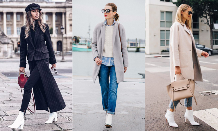 秋冬必備短靴 白靴穿搭