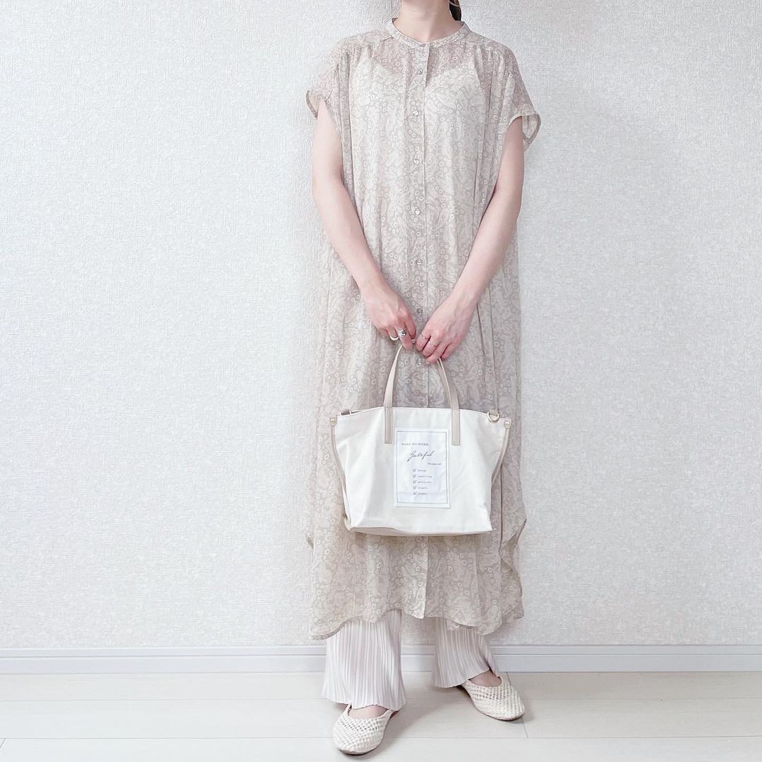 大人可愛いが手に入る しまむら の ペイズリー柄ワンピ は無限着まわし可能らしい