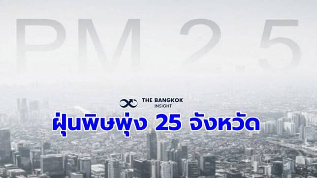 เช็กค่าฝุ่น Pm2.5 วันนี้ พุ่งเกินมาตรฐาน 25 จังหวัด 1-7 มี.ค.  เฝ้าระวังภาคเหนือ-กทม.ยังหนัก | The Bangkok Insight | Line Today