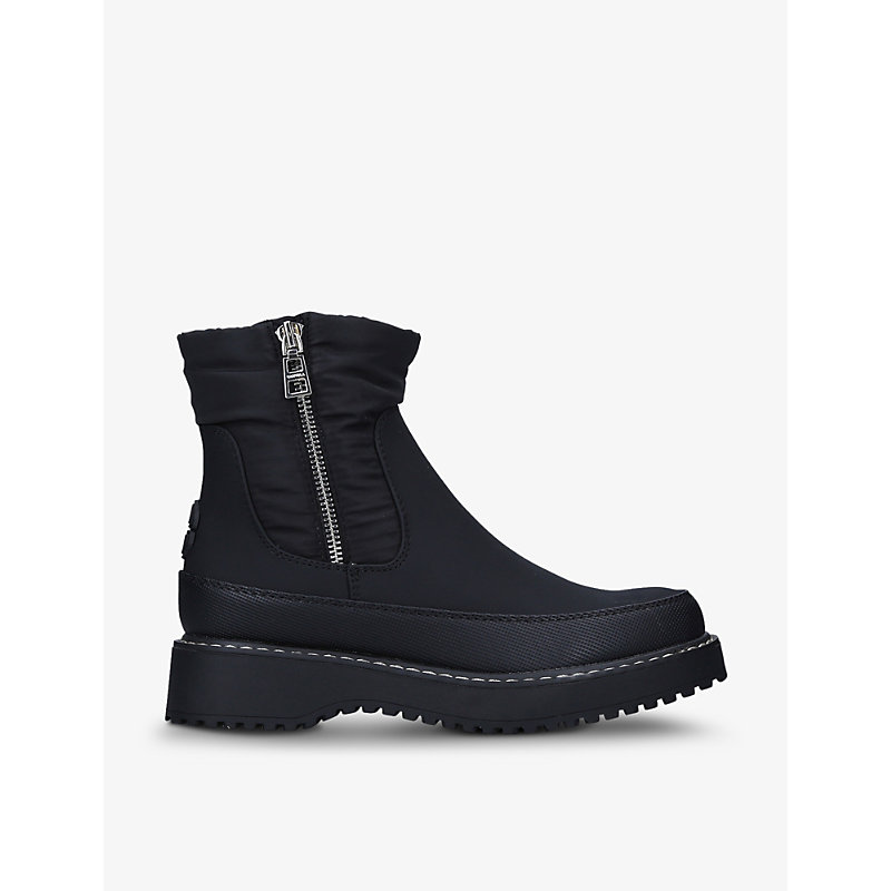 Rain chunky-soled waterproof ankle boots