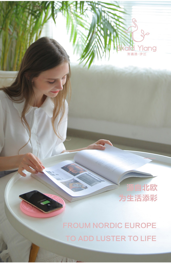 行動電源 第2代魔法陣無線充電器超薄充電寶便攜網紅同款創意戰士快速出貨