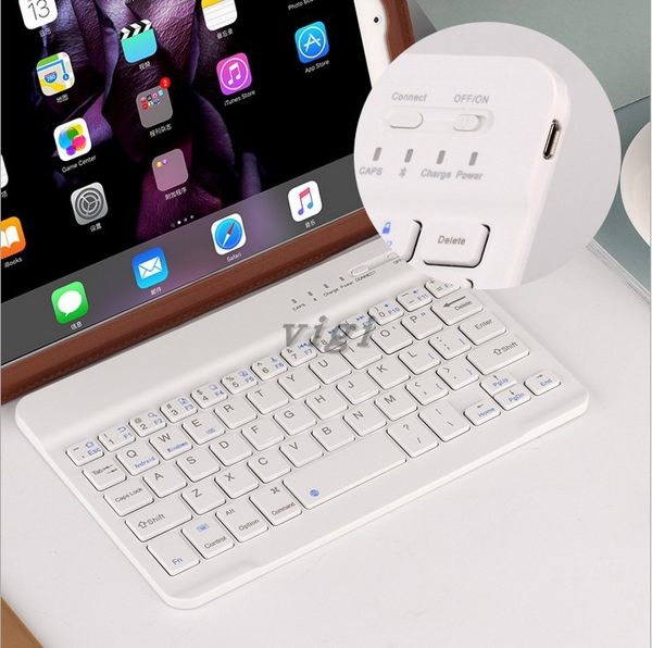 可充電手機平板小鍵盤 安卓蘋果無線 藍芽鍵盤 iPad air mini便攜