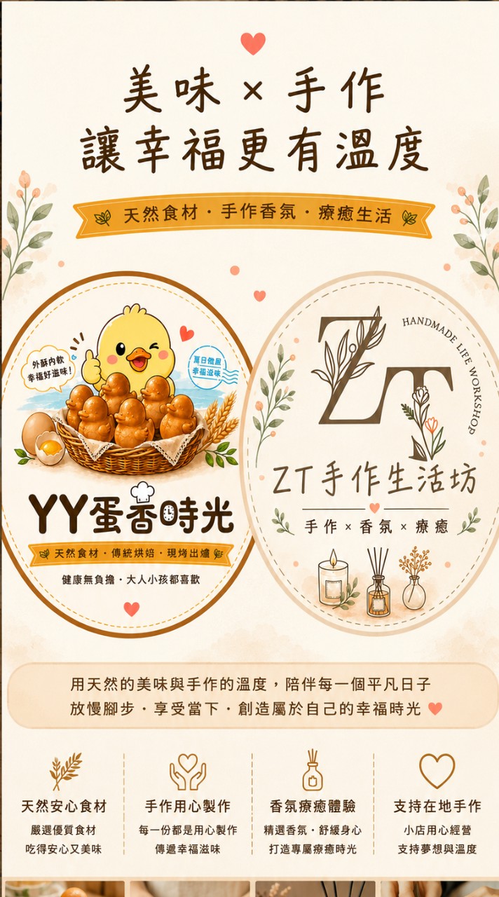 YY蛋香時光×ZT手作生活坊