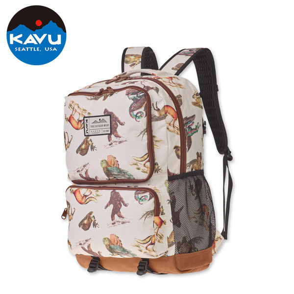 【西雅圖 KAVU】Buckener 休閒筆電後背包 動物園日 #9183