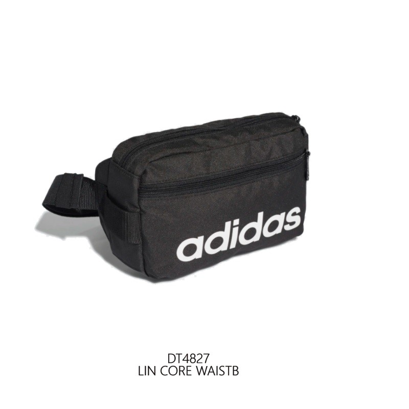 Adidas LIN CORE WAISTB 愛迪達logo 中性 腰包 DT4827