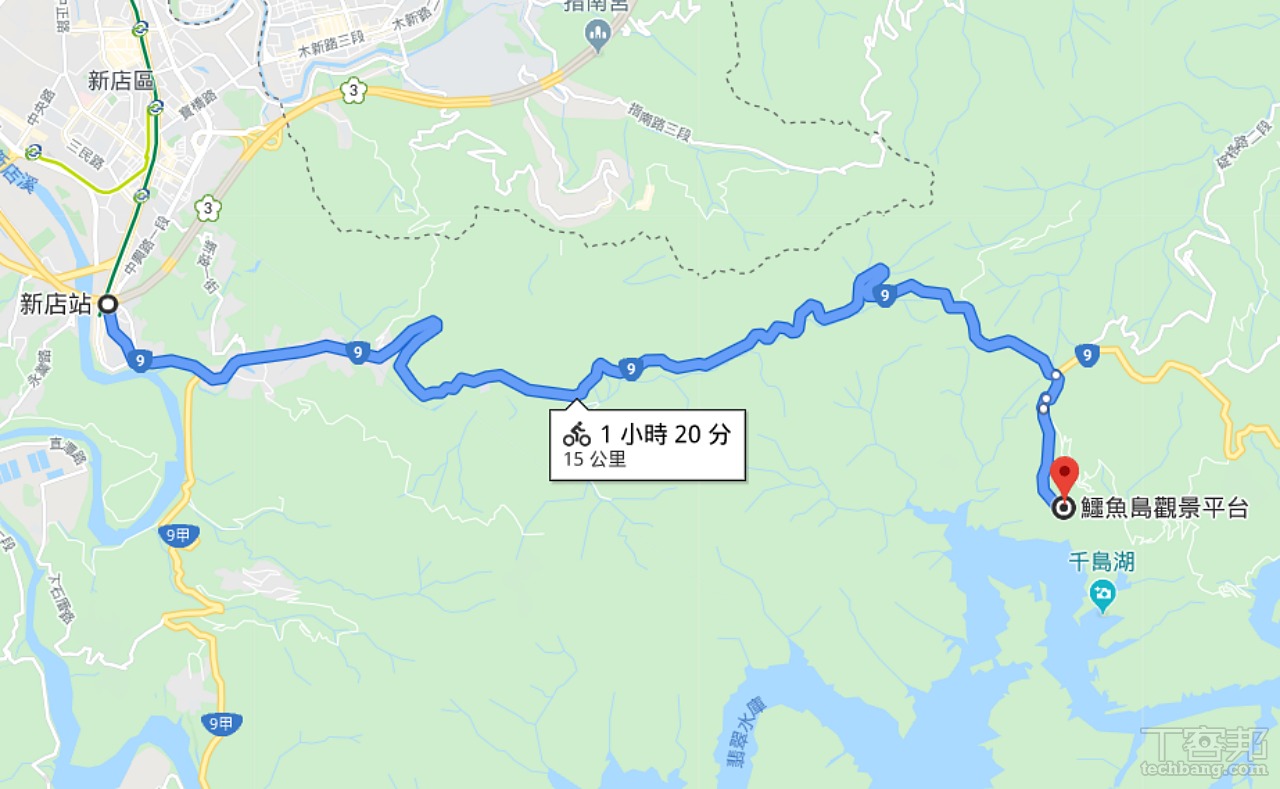 Google Map 單車導航模式有多好用？不只有單車道，還支援坡度海拔